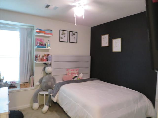 5218 Stone Castle Tower St, Katy, TX 77493 - carpeted bedroom with baseboards and ceiling fan