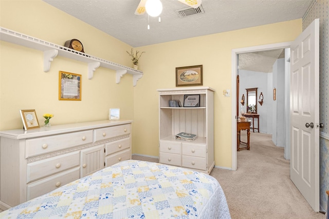 4818 Lost Lake Ln, Spring, TX 77388 - bedroom featuring light colored carpet and a textured ceiling