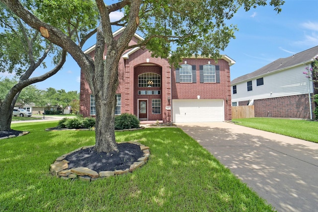 21326 Pebble Pine Trl, Cypress, TX 77433 - traditional home with brick siding, an attached garage, and concrete driveway