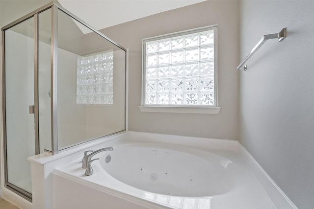 21326 Pebble Pine Trl, Cypress, TX 77433 - full bath featuring a jetted tub and a shower stall