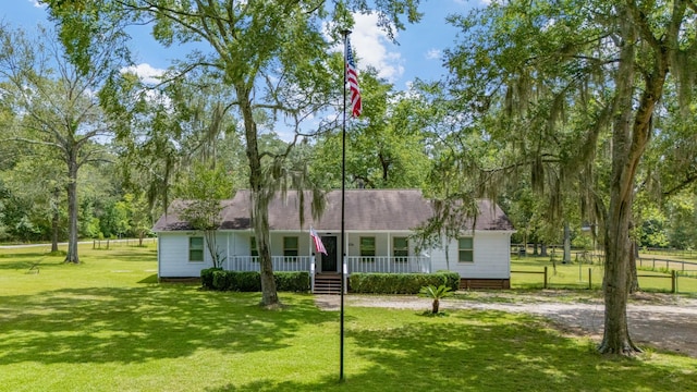 456 Cheatham Rd, Huffman, TX 77336 - view of front of property with covered porch