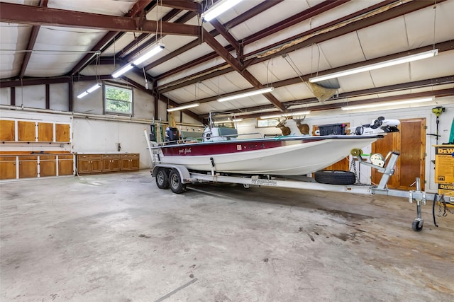 456 Cheatham Rd, Huffman, TX 77336 - garage with a workshop area