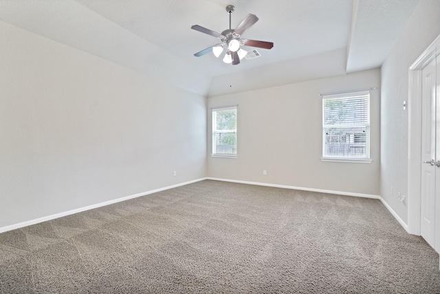 107 Autumn Forest Ln, Conroe, TX 77384 - unfurnished bedroom with multiple windows, carpet floors, and ceiling fan
