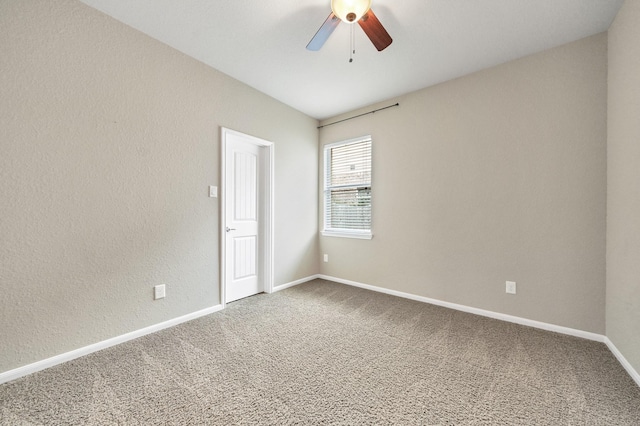107 Autumn Forest Ln, Conroe, TX 77384 - spare room with ceiling fan and carpet flooring