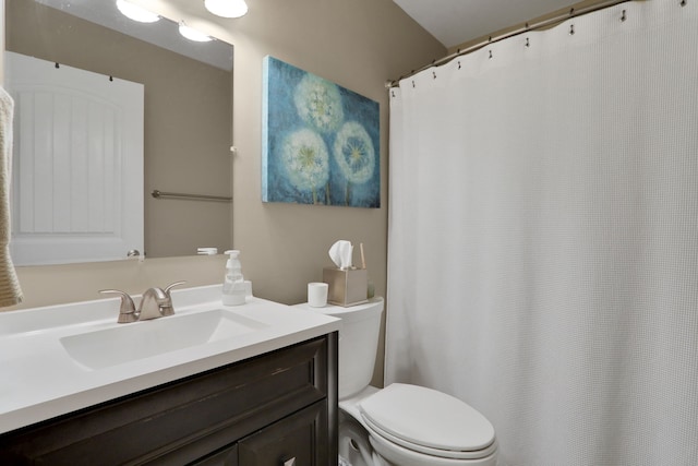 221 Kings Way, Coldspring, TX 77331 - bathroom featuring vanity and a shower with curtain