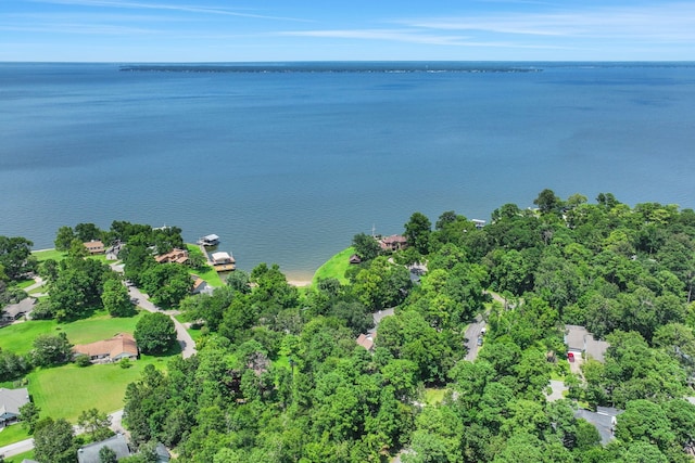 221 Kings Way, Coldspring, TX 77331 - drone / aerial view of a nearby body of water