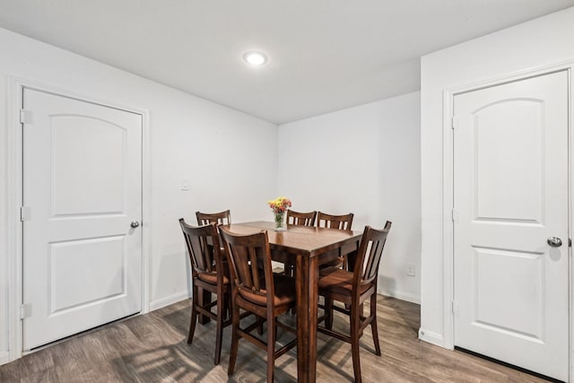 852 Rd 5138, Cleveland, TX 77327 - dining space featuring wood finished floors and recessed lighting