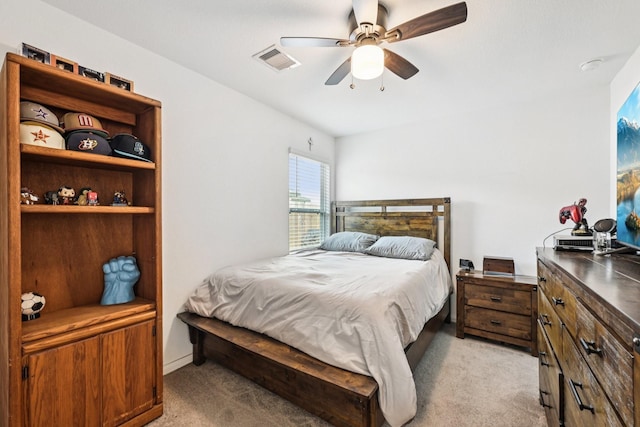 852 Rd 5138, Cleveland, TX 77327 - bedroom with light carpet and a ceiling fan