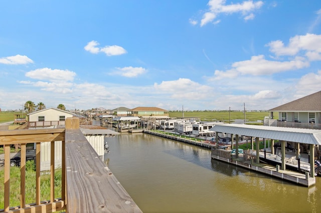 1229 N Stingaree Dr, Crystal Beach, TX 77650 - dock with a water view