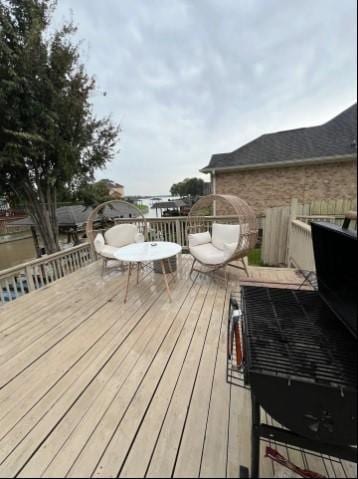 20522 Riverside Pines Dr, Houston, TX 77346 - view of wooden deck