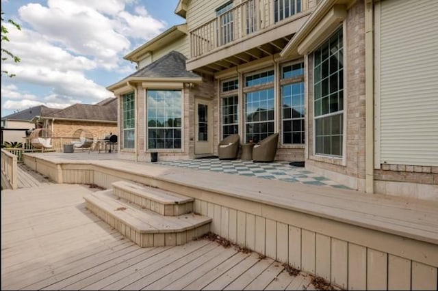 20522 Riverside Pines Dr, Houston, TX 77346 - view of deck