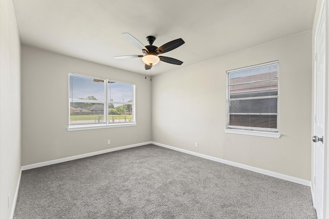 3626 Sparrow St, Houston, TX 77051 - carpeted empty room with a ceiling fan and baseboards