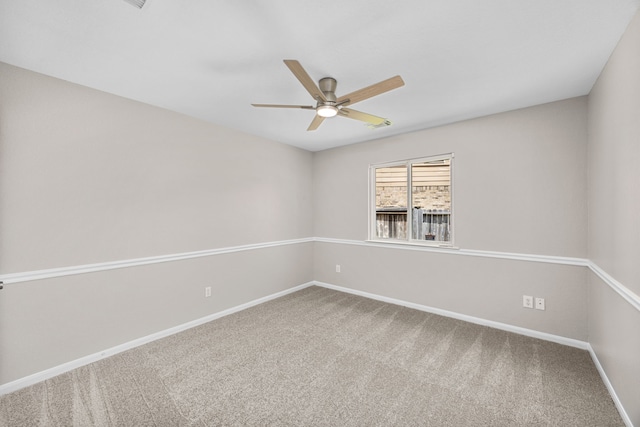 21002 Pineda Cir, Richmond, TX 77406 - unfurnished room with ceiling fan and carpet flooring