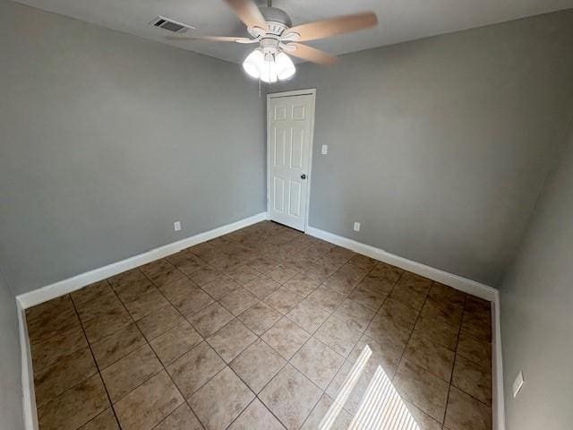 12127 Rhinebeck Dr, Houston, TX 77089 - empty room featuring light tile patterned floors and ceiling fan