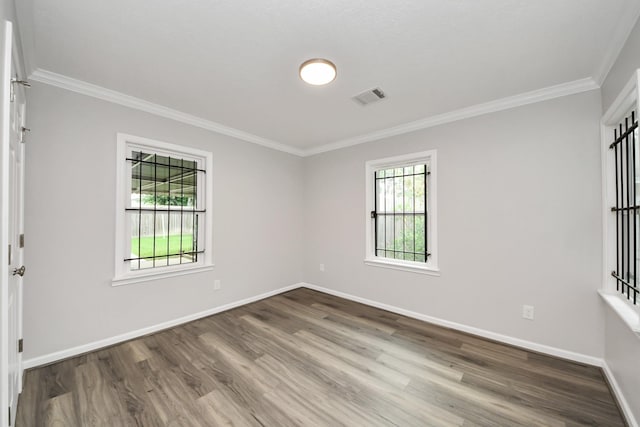 3603 Idaho St, Houston, TX 77021 - empty room featuring crown molding and wood finished floors