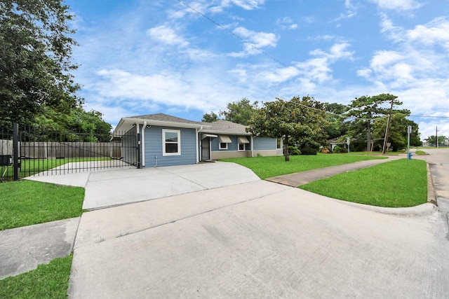 3603 Idaho St, Houston, TX 77021 - single story home featuring concrete driveway and a gate