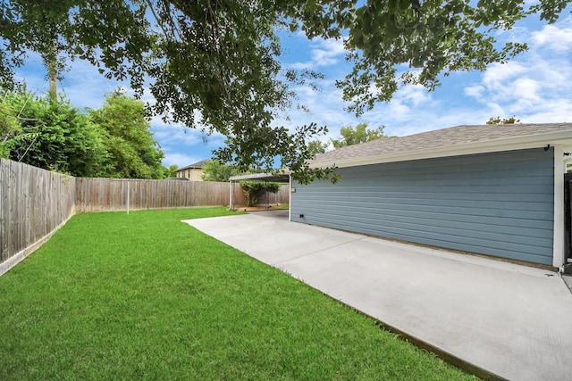 3603 Idaho St, Houston, TX 77021 - fenced backyard featuring a patio area