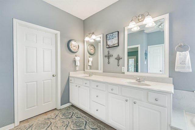 29218 Hay Meadow Ct, Waller, TX 77484 - full bathroom with double vanity