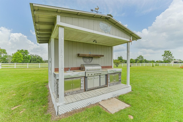 29218 Hay Meadow Ct, Waller, TX 77484 - view of outbuilding featuring a view of rural / pastoral area