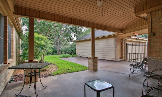 15407 Copper Branch Ln, Houston, TX 77095 - view of patio