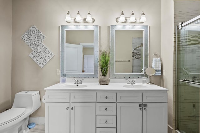 4121 Pointe W Dr Unit 103, Galveston, TX 77554 - full bath with double vanity and a shower stall