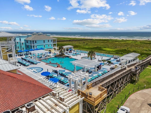 4121 Pointe W Dr Unit 103, Galveston, TX 77554 - bird's eye view of a nearby body of water