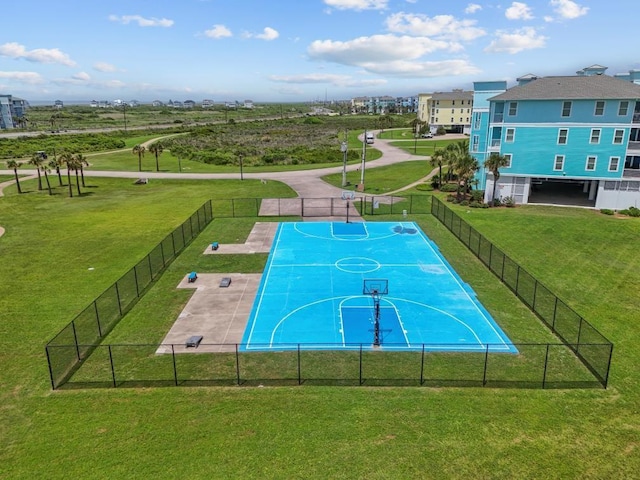 4121 Pointe W Dr Unit 103, Galveston, TX 77554 - view of sport court with community basketball court