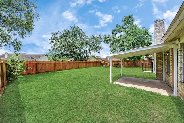 17715 Glenpatti Dr, Houston, TX 77084 - fenced backyard featuring a patio area