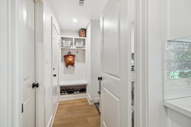 1810 Nauts Ct, Houston, TX 77008 - corridor with light wood finished floors and recessed lighting