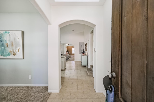 2010 Wembley Way, Rosenberg, TX 77471 - hall featuring arched walkways and light tile patterned floors