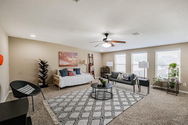 2010 Wembley Way, Rosenberg, TX 77471 - bedroom with carpet floors and ceiling fan