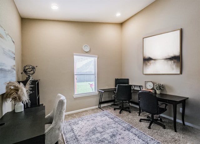 2010 Wembley Way, Rosenberg, TX 77471 - office area featuring carpet and recessed lighting