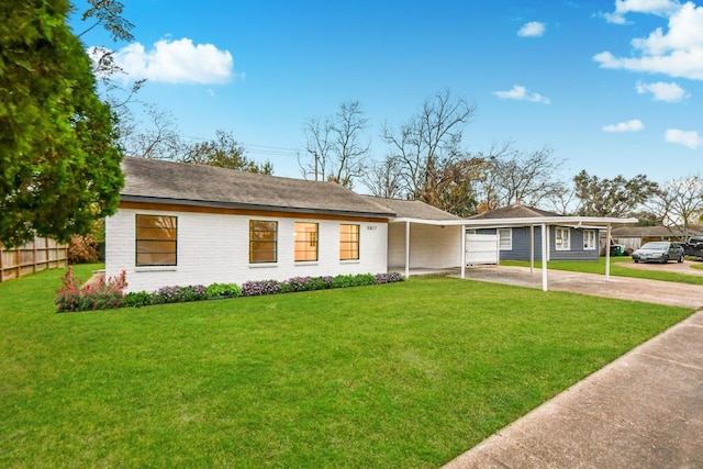 5817 Beechnut St, Houston, TX 77074 - ranch-style home featuring concrete driveway and brick siding