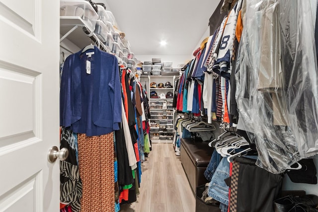 503 Highland Thicket Dr, Conroe, TX 77316 - spacious closet featuring wood finished floors
