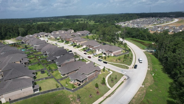 503 Highland Thicket Dr, Conroe, TX 77316 - aerial overview of property's location with nearby suburban area