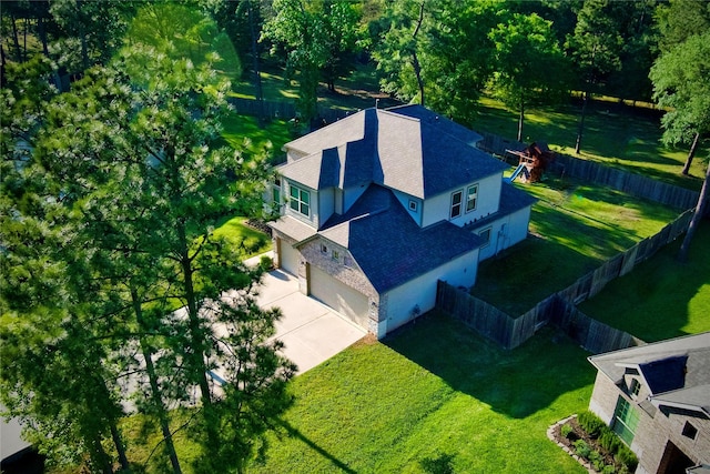 59 Beaconsfield Dr, Magnolia, TX 77355 - view from above of property