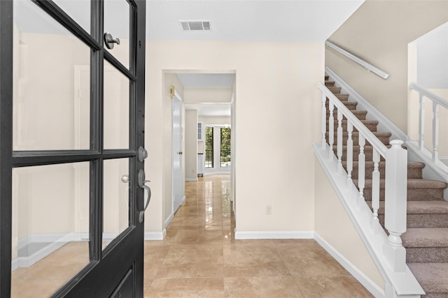 5 Cat Feet Ct, Spring, TX 77381 - foyer entrance featuring stairway and baseboards
