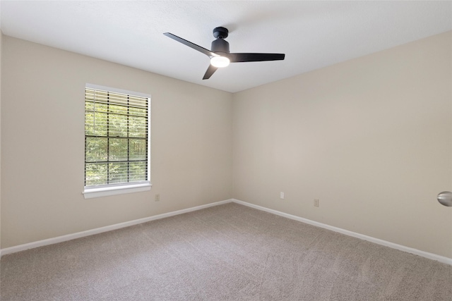 5 Cat Feet Ct, Spring, TX 77381 - carpeted spare room featuring baseboards and ceiling fan