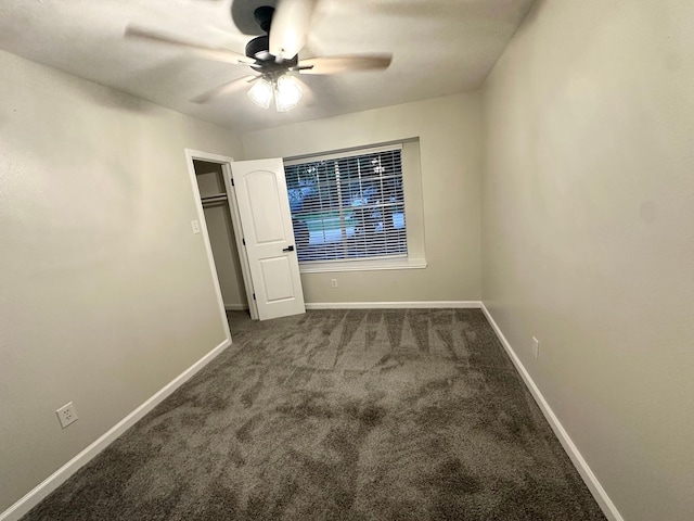 18468 Misty Wood Ln, Porter, TX 77365 - empty room featuring ceiling fan and carpet floors