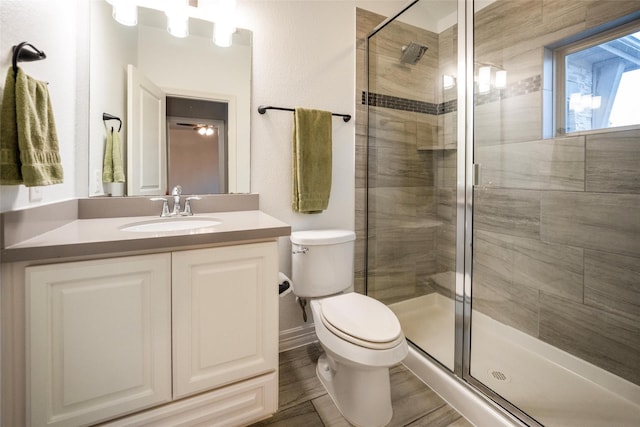 34207 Mill Creek Ct, Pinehurst, TX 77362 - full bathroom with a shower stall and vanity