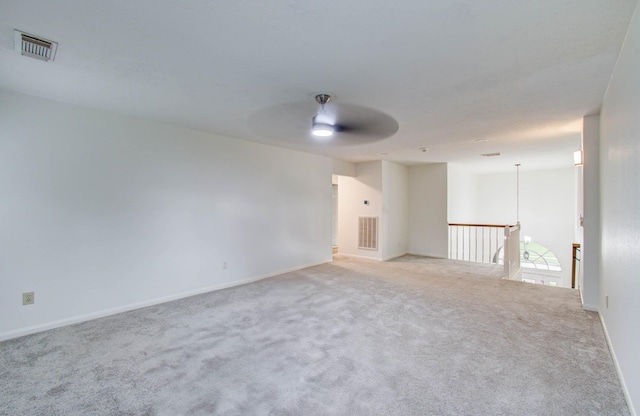 3411 Deeds Rd, Houston, TX 77084 - carpeted empty room with ceiling fan and baseboards