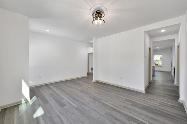 4 Hanover Ln, Panorama Village, TX 77304 - unfurnished room featuring wood finished floors and recessed lighting