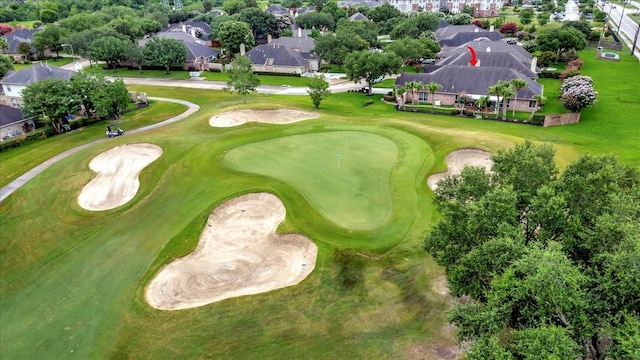 2316 Flagship Ct, League City, TX 77573 - aerial view of residential area with a golf club