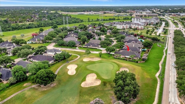 2316 Flagship Ct, League City, TX 77573 - aerial view of property's location featuring nearby suburban area and a golf club