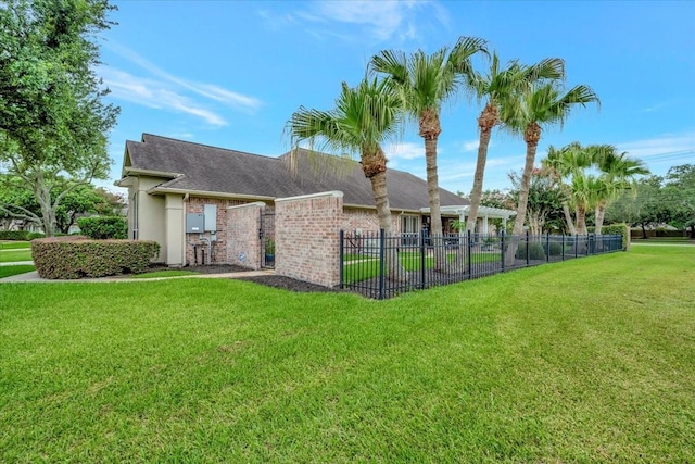 2316 Flagship Ct, League City, TX 77573 - back of property featuring stucco siding and a shingled roof
