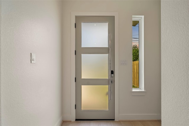 4505 Phlox St, Houston, TX 77051 - doorway to outside featuring baseboards