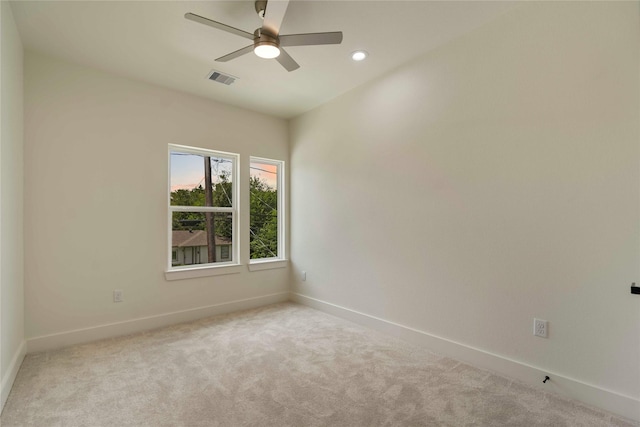 4505 Phlox St, Houston, TX 77051 - carpeted spare room with ceiling fan and recessed lighting