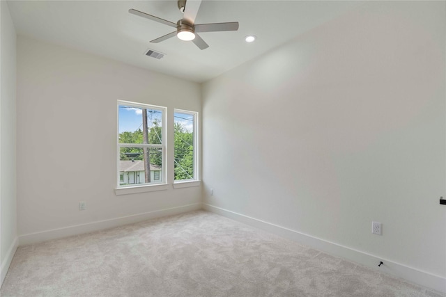 4505 Phlox St, Houston, TX 77051 - carpeted spare room with ceiling fan and recessed lighting