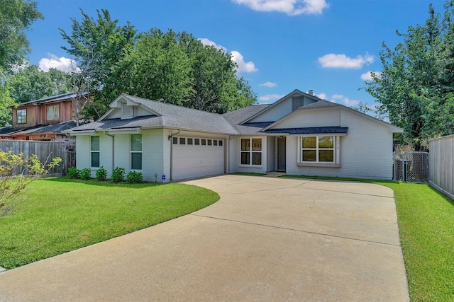 4418 Talina Way, Houston, TX 77041 - view of front of house featuring brick siding, concrete driveway, an attached garage, and roof with shingles