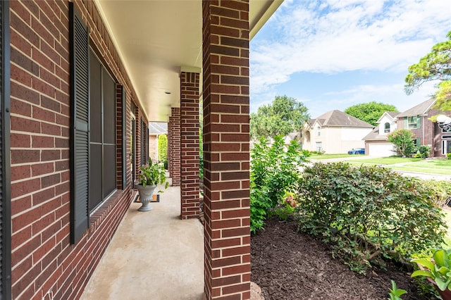 2603 Piney Woods Dr, Pearland, TX 77581 - view of patio with a residential view